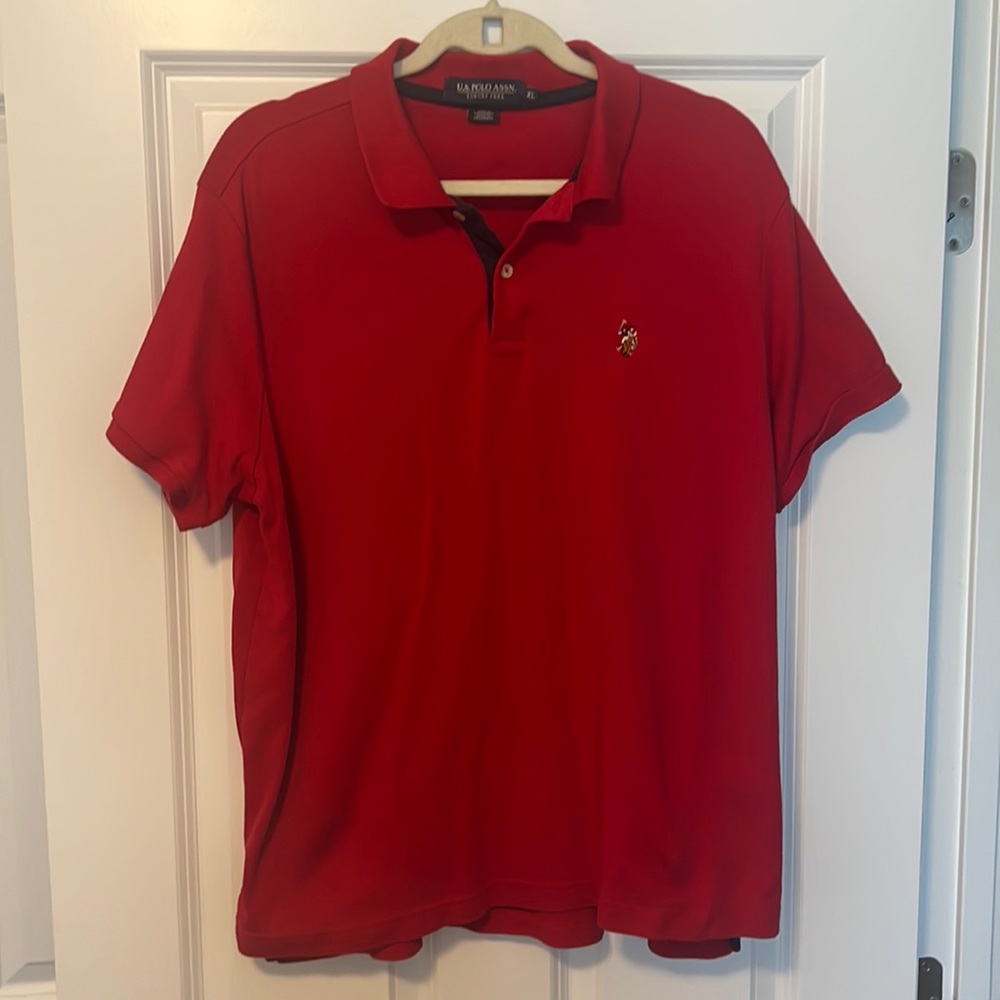 Men’s Red U.S. Polo Association Polo